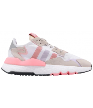 Adidas Wmns Nite Jogger White Glory Pink